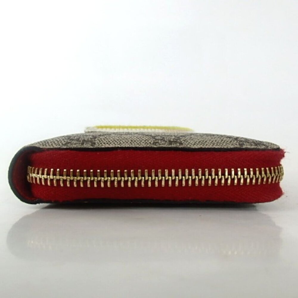 Authentic Gucci Gg Pattern Rainbow Wallets Leathe… - image 3